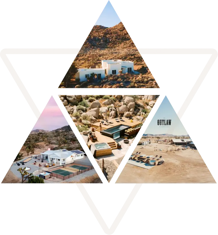The Cohost properties across the High Desert: Joshua Tree, Pioneertown, and The Outlaw at Yucca Valley