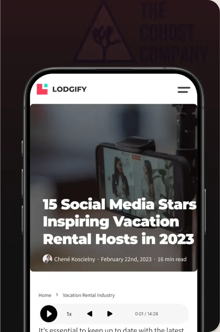 Lodgify feature: 15 Social Media Stars Inspiring Hosts